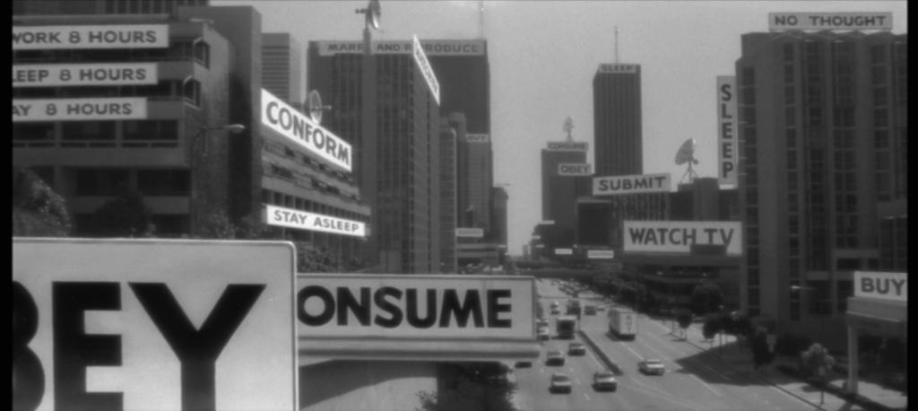 obey consume cityscape they live movie